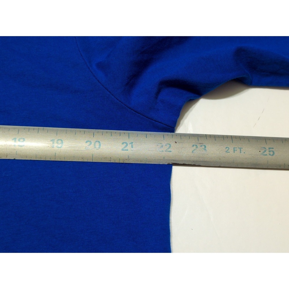 POLO RALPH LAUREN Long Sleeve Hoodie Shirt Cotton Lightweight Blue Large L ~ New - Picture 3 of 9